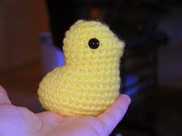 It was inspired by the easter rabbit peeps. Tiny Peep Amigurumi Pattern Easter Crochet Easter Crochet Patterns Holiday Crochet