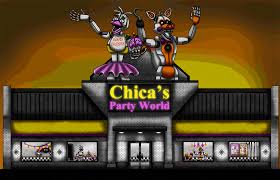Chica S Party World Outside View By Playstation Jedi Playstationtips Party World Fnaf Sister Location Fnaf