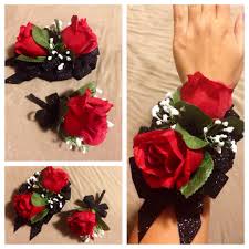 A lasting reminder of your lifelong commitment. Diy Prom Formal Artificial Corsage And Boutonniere Set Red Roses Real Roses Though Corsage Prom Corsage And Boutonniere Set Prom Flowers Corsage