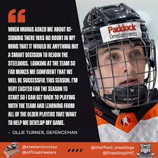 🗣️ Ollie Turner #SteeldogsHockey