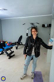 Just back from the gym - Naked fit mom of two