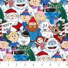 Rudolph The Red-Nose Reindeer Characters Multi Northcott Cotton Fabric – US  Fabric Shop