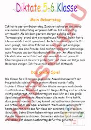 Klasse in der grundschule zum herunterladen als pdf und zum ausdrucken. Arbeitsblatt Diktat 5 6 Klasse Deutsch Rechtschreibung