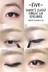 6 K Pop Inspired Korean Style Eyeliners Tutorial Madokeki Beauty Skincare Style Asian Eye Makeup Monolid Eye Makeup Asian Eyes