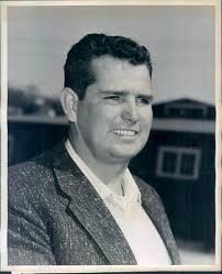 1956 Press Photo Suffolk Downs Thoroughbred Horse Trainer Sam David