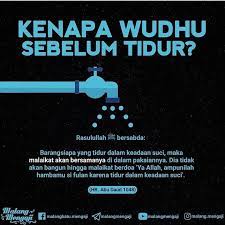 Wudhu Sebelum Tidur Kutipan Inspirasional Islamic Quotes Kutipan Muslim