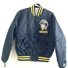 Pittsburgh Pirates Starter Jacket By Thingsibuyforyou On Etsy Pittsburgh Pirates Jackets Varsity Jacket