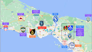 Search and share any place, find your location, ruler for distance measuring. Oc The 25 Professional Football Clubs Of Istanbul Soccer