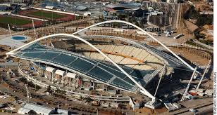 Maybe you would like to learn more about one of these? Athens Olympic Stadium Spyros Louis Oaka Stadium Stadium Design Olympic Venues