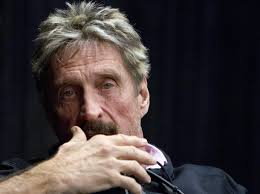 At the time, mcafee was on the run from. Jvnmjfg5j4e1zm