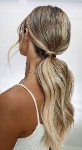 High And Low Ponytails For Any Occasion The Pony Of Every Girl Dreams In 2021 Simple Prom Hair Wedding Ponytail Hairstyles Ponytail Styles