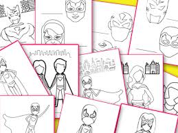These coloring sheets will help children differentiate between the concepts of good and bad and right and. Free Superhero Coloring Pages Organized 31