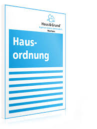 Ohne qualifizierte fachleute ist es heute praktisch unmöglich, die ständig. Hausordnung Haus Grund Westfalen