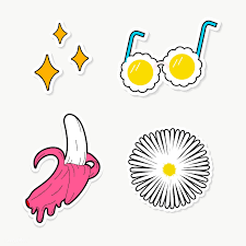 Black And White Png Sticker Download Premium Png Of Set Of Sticker Doodle Transparent Png 2035073 Doodle Illustration Free Hand Drawing Doodles