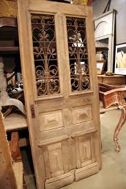 Antique French Wooden Door With Iron Elements Antique French Doors Rustic Doors Wood Doors Interior