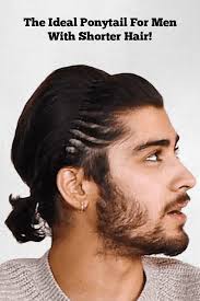 For the longest time my hair was too short and had too many layers to work in a pony tail. Few Ideal Ponytail Hairstyle For Stylish Men With Short Hair