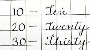 If you write anything in russian by hand and you don't know your cursive, your writing could appear childish or unnatural. Cursive Writing Number Names Part 1 With Spellings 1 To 10 Number Names English Numbers Ginti Youtube