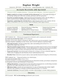 accounts receivable resume sample