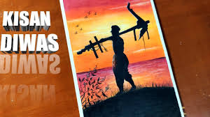 #kisandiwas #kisandivas #kisandivas2018 contribute for agri knowledge bank an farmers empowering initiative by ardea foundation clicking on this link for. Kisan Diwas Drawing Farmers Day Drawing Farmers Day Oil Pastel Drawing How To Draw Farmers Day Youtube