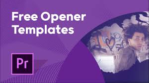 It's one of the most popular among hollywood professionals and independent content creators. 5 Free Premiere Pro Openers Adobe Premiere Pro Templates Youtube