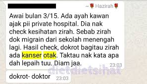 For more information and source, see on this link : Kanser Otak Pengedar Shaklee Shah Alam