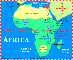 Lake tanganyika is fed by different rivers, malagarasi and kalamob on the tanzanian side and by the ruzizi river. Africa Map Zoomschool Com