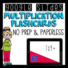 Google Slides Multiplication Flashcards Set Up To 12 Looking For An Easy Way To Practice Multipli Flashcards Learning Multiplication Multiplication Flashcards