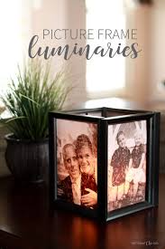 Homemade photo frame for wedding. Picture Frame Luminaries That S What Che Said