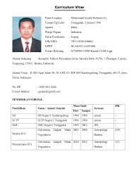 Berikut ini adalah contoh curriculum vitae pelaut. Curriculum Vitae Nutrifood Indonesia Induced Info
