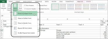 Create A Monthly Cash Flow Report In Microsoft Project 2016