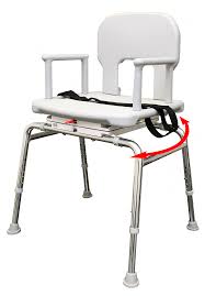 Bariatric Swivel Shower Chair Swivel Seat Turns 360 And Locks Every 90 Allowing Easy Entry To And Exit From The Cha Shower Chair Swivel Seating Deep Seating