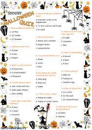Read on for some hilarious trivia questions that will make your brain and your funny bone work overtime. Halloween Quiz Interactive Worksheet