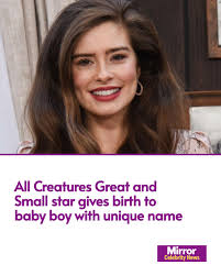 All Creatures Great and Small star Rachel Shenton has shared the joyful  news that she and husband Chris Overton have welcomed their first child.