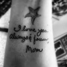 The classic mom tattoo is an easy to recognize symbol of love and parental affection, so it's no surprise this design has only become more popular in recent years with the increase in body art. 50 Remembrance Tattoos For Mom