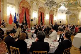 Mbprojects China Fcf First Gala Dinner Of The France China Foundation At Hotel De Lassay In Paris