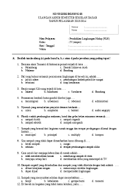 Saat di kelas terjadi gempa, langkah terbaik yang akan dievakuasi documents similar to soal ulangan harian ips kelas 6 semester 2. Soal Soal Ukk Semester 2 Kelas 5 Sd Mi Tahun Pelajaran 2016 2017 Plh 5 1