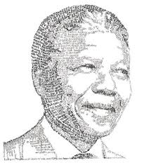 Nelson Mandela Portrait Handcrafted Using Words From Etsy Nelson Mandela Art Black Arts Movement Nelson Mandela