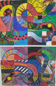 Still not sure which project to choose? Aboriginal Australia Rainbow Serpent Collaboration Acrylic Paint On Paper Middle Schoo Collaborative Art Projects For Kids Art Lessons School Art Projects