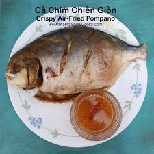 Snapper or other white, firm fish, soaked in egg, mustard and seasoning, dusted in saltines. Crispy Air Fried Pompano Ca Chim Chien Gion Mama Snow Cooks And More