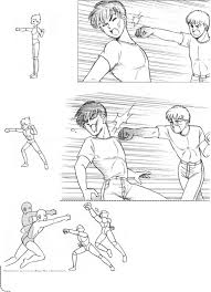 And there's a man sitting right in a puddle of it, leaning heavily against the brick wall and clutching his side with a metal hand. Human Bodies In Motion Punch In The Face Illustrating Battles