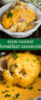 Looking For A High Protein Breakfast Try This Slow Cooker Breakfast Cassero Slow Cooker Breakfast Casserole Slow Cooker Breakfast Crockpot Breakfast Casserole