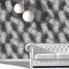Black And White Wallpaper Borders Uk Details About Coloroll Feather Black White Glitter Luxury Feature Designer Wallpaper M0925 Feather Wallpaper Vinyl Wallpaper Glitter Wallpaper