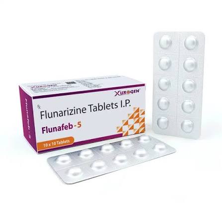 Flunarizine (5mg) – Flunafeb 5 Tablet