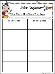 Pin By Irene Hines On Click Clack Moo Cows That Type Reading Classroom Reading Workshop Inference