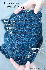 Knitting Tip Converting A Flat Pattern To In The Round Make