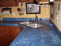Marbled Blue Laminate Countertop I D Love This In A Solid Surface With Og Blue Kitchen Countertops Inexpensive Kitchen Countertops Inexpensive Kitchen Remodel