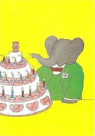 Babar S Birthday Vintage Book Art Picture Books Illustration Children S Book Illustration