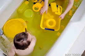 If not, opt for a paper towel to. Color Bath Toddler Activity So Easy Busy Toddler