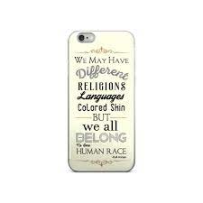 You may wish to choose a material with a texture or colour palette that appeals to you. Diversity Quote Iphone 6 6s 6 6s Plus Case National Diversity Council