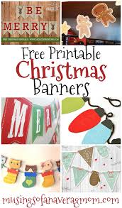 Free Printable Christmas Banners Merry Christmas Banner Printable Free Christmas Printables Christmas Banner Diy